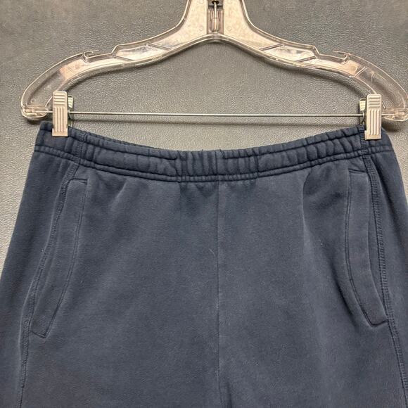 Champion Medium Navy Blue Sweatpants Reverse Weave Fleece Joggers Logo Athletic - Picture 6 of 15